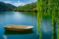 image of tranquility, boat, tree mountain Douro river, located in Mazouco, belonging to Freixo de Espada ÃÂ  Cinta